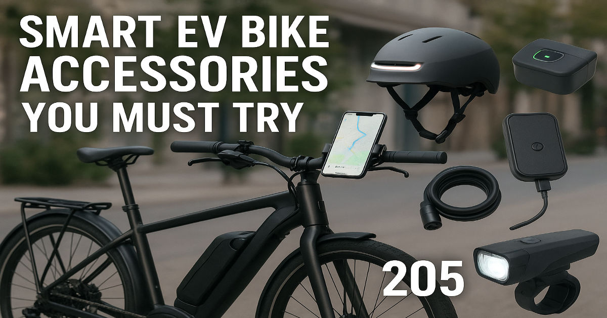 Smart EV bike accessories you must try.