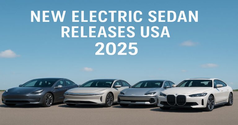 New electric sedan releases in the USA.