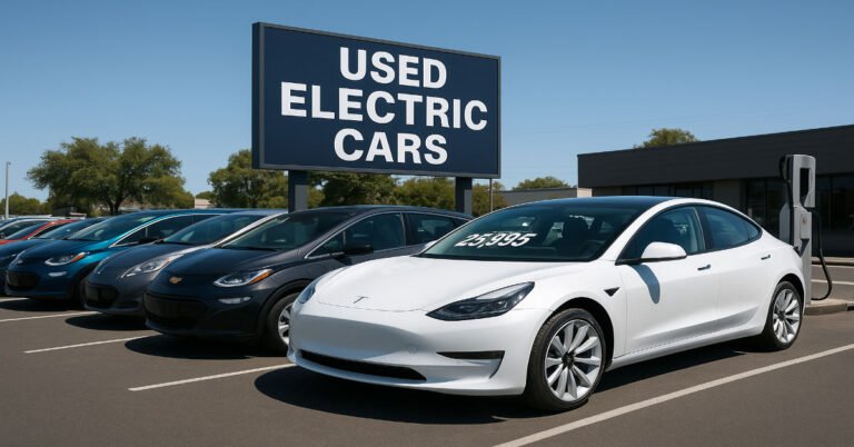 Used electric cars for sale in the USA.