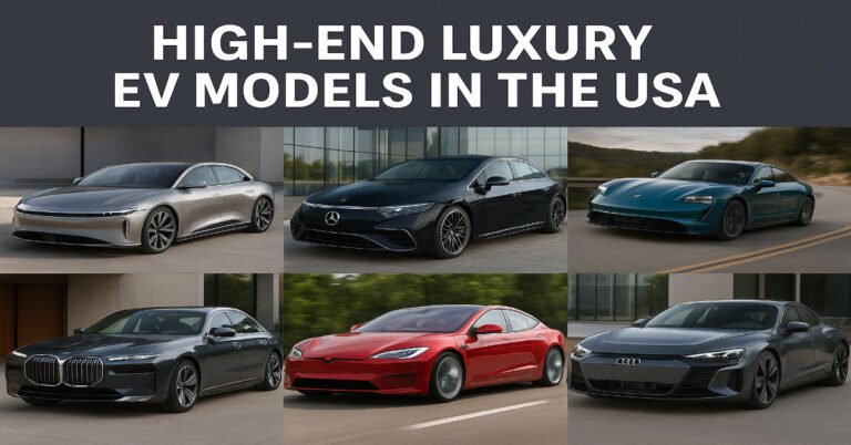 High-end luxury EV models in the USA