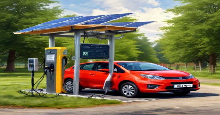 DIY solar EV charging station in the UK