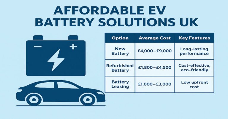 Affordable EV Battery Solutions UK