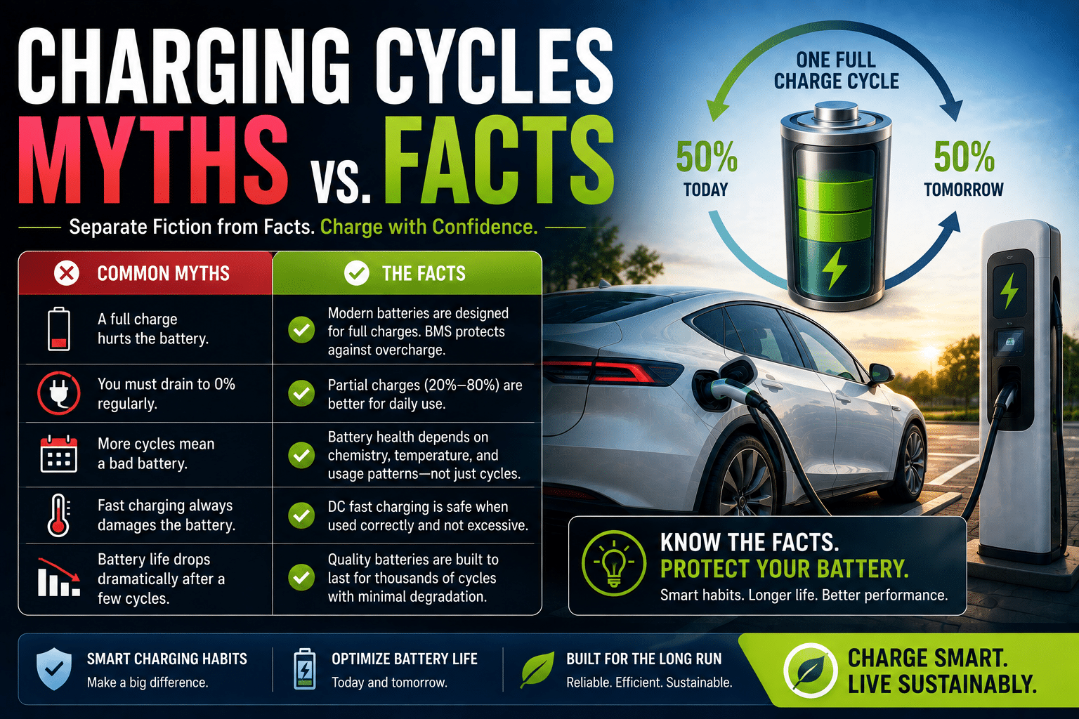 Charging Cycles Myths Debunked