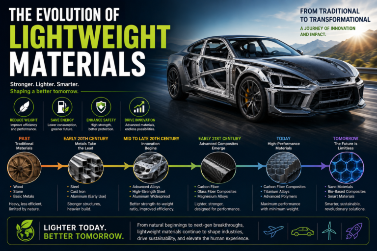 The Evolution of Lightweight Materials
