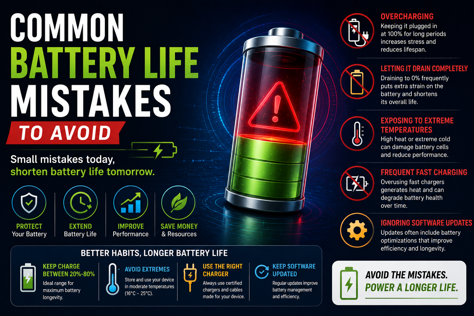 Common Battery Life Mistakes to Avoid